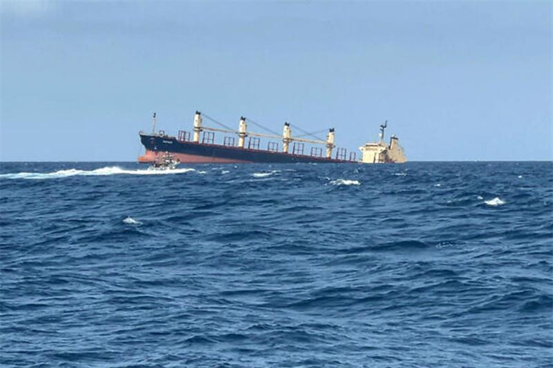 Cargo ship damaged by Huthi strike in Gulf of Aden sinks Yemen