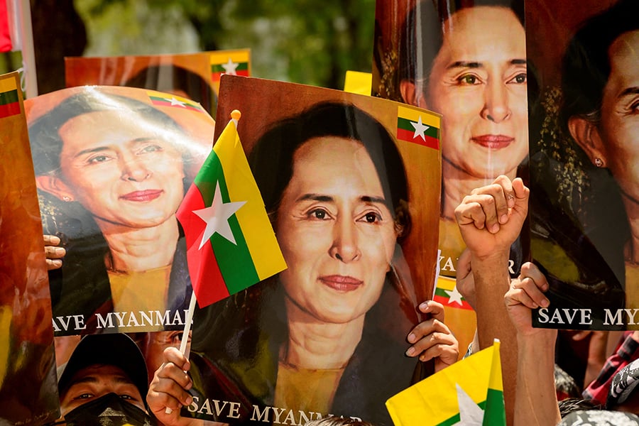 Aung San Suu Kyi aide freed in Myanmar junta pre-election amnesty