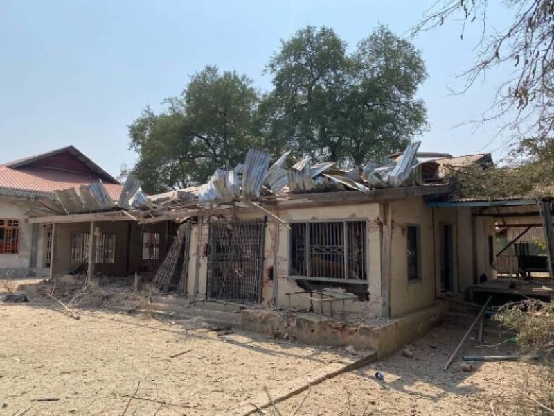 Five civilians, including three children, killed in Myanmar junta midnight airstrike on Myaing Township