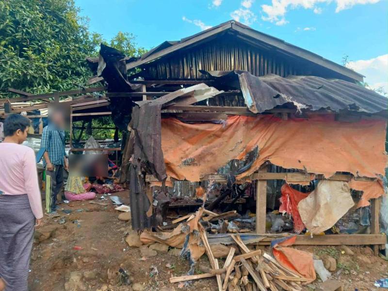 A mother killed, child injured in Myanmar junta airstrike on Hpakant Township village