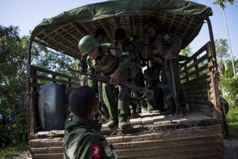 Myanmar junta fires heavy weapons day and night to deter AA advance toward Sittwe