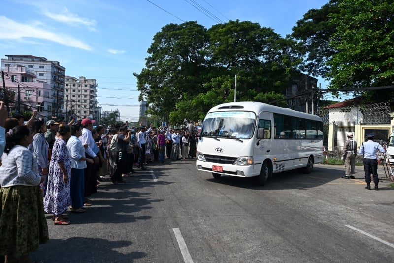 Former student union secretary rearrested on terrorism charges day after Myanmar junta’s amnesty release