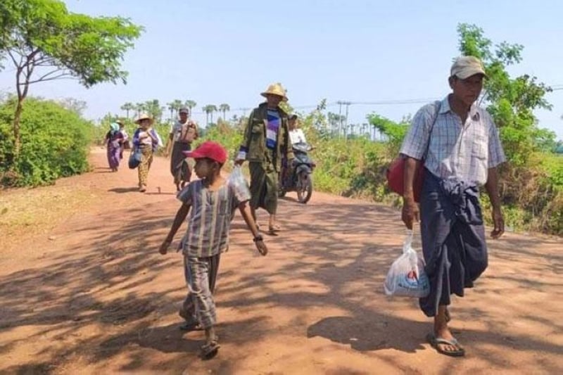 Thirteen Myanmar civilians killed in devastating air strikes across Khin-U township
