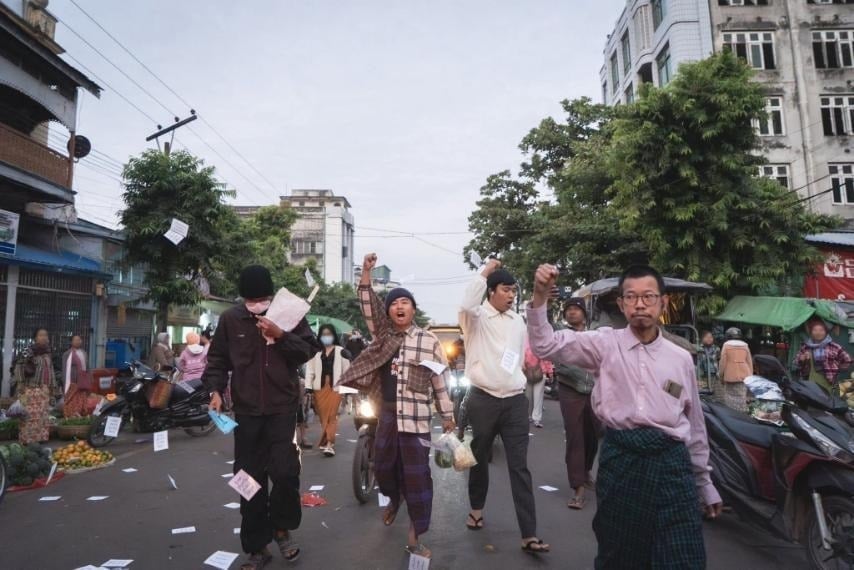 Myanmar junta charges Dr. Tayzar San and nine others under election law for protest