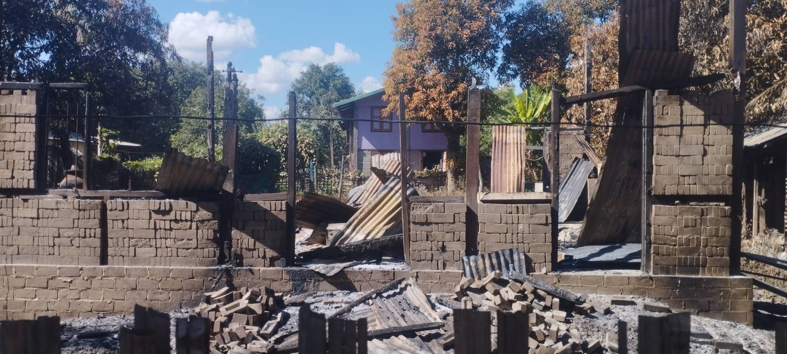 Massive arson campaign by Myanmar junta troops leaves seven Sagaing villages in ruins 