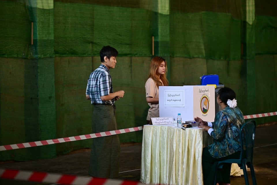 Junta pressures Yangon vendors with market bans as third phase of election concludes