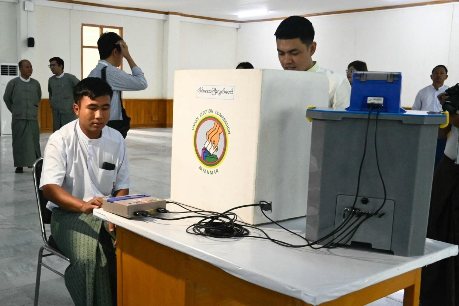 Myanmar junta claims first phase voter turnout topped 50%