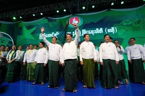 Official results show Myanmar pro-military USDP has won the first phase of junta-run election