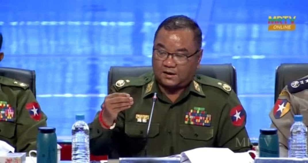 Myanmar military leader confers honorary titles on prominent film stars during Independence Day celebrations