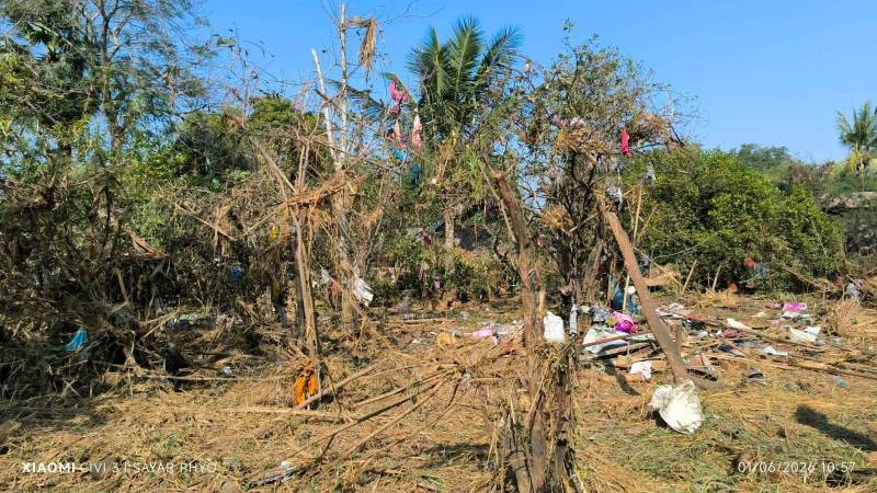 Infant and three women killed as Myanmar junta drops 300-pound bombs on non-conflict villages in Wetlet Township
