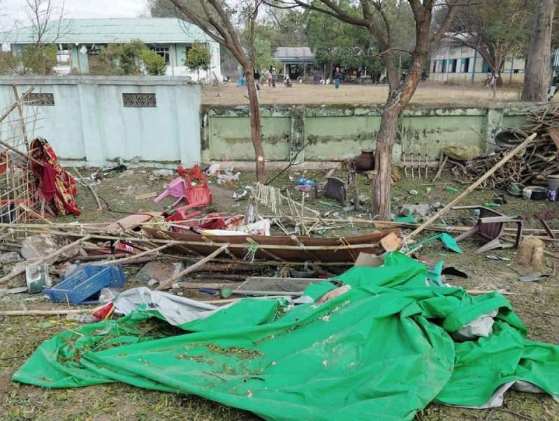 Myanmar junta airstrike on Khin-U IDP camp kills three civilians and injures ten