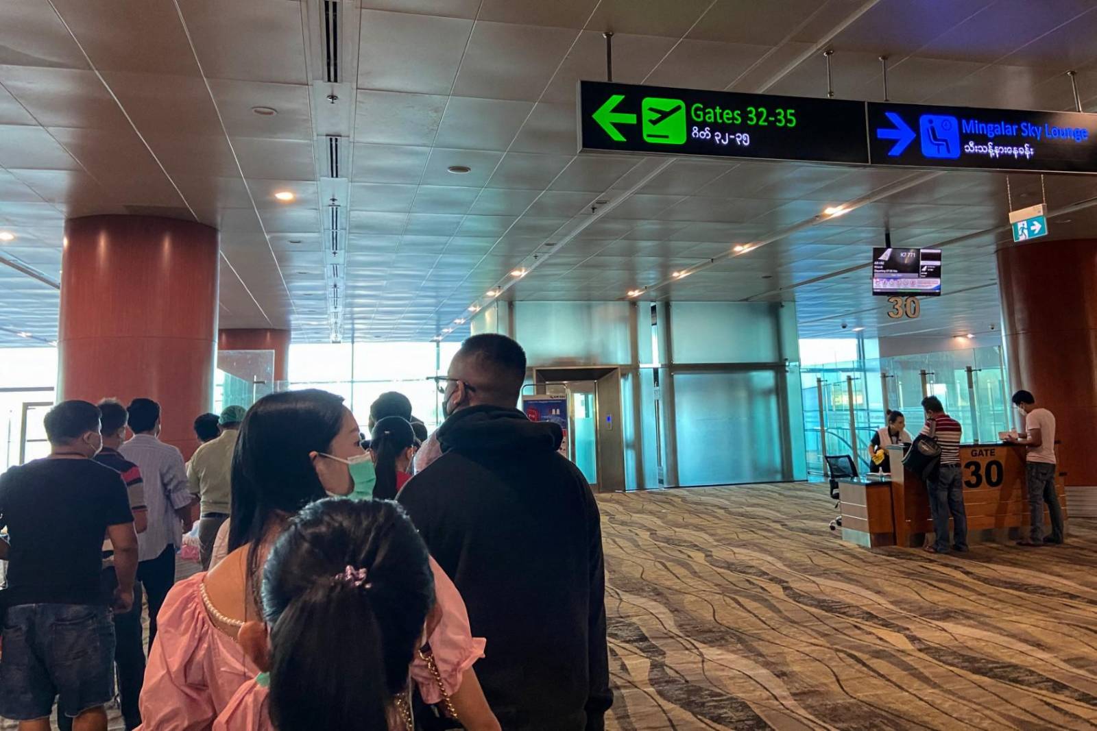 Myanmar junta’s sudden labour rule change leaves migrant workers stranded at Yangon airport