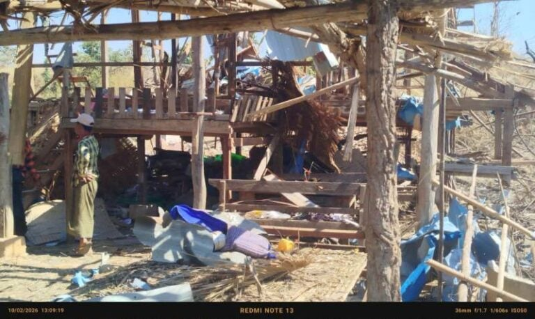 Myanmar junta airstrike on Pauk township grocery store kills five, thousands displaced in Magway Region