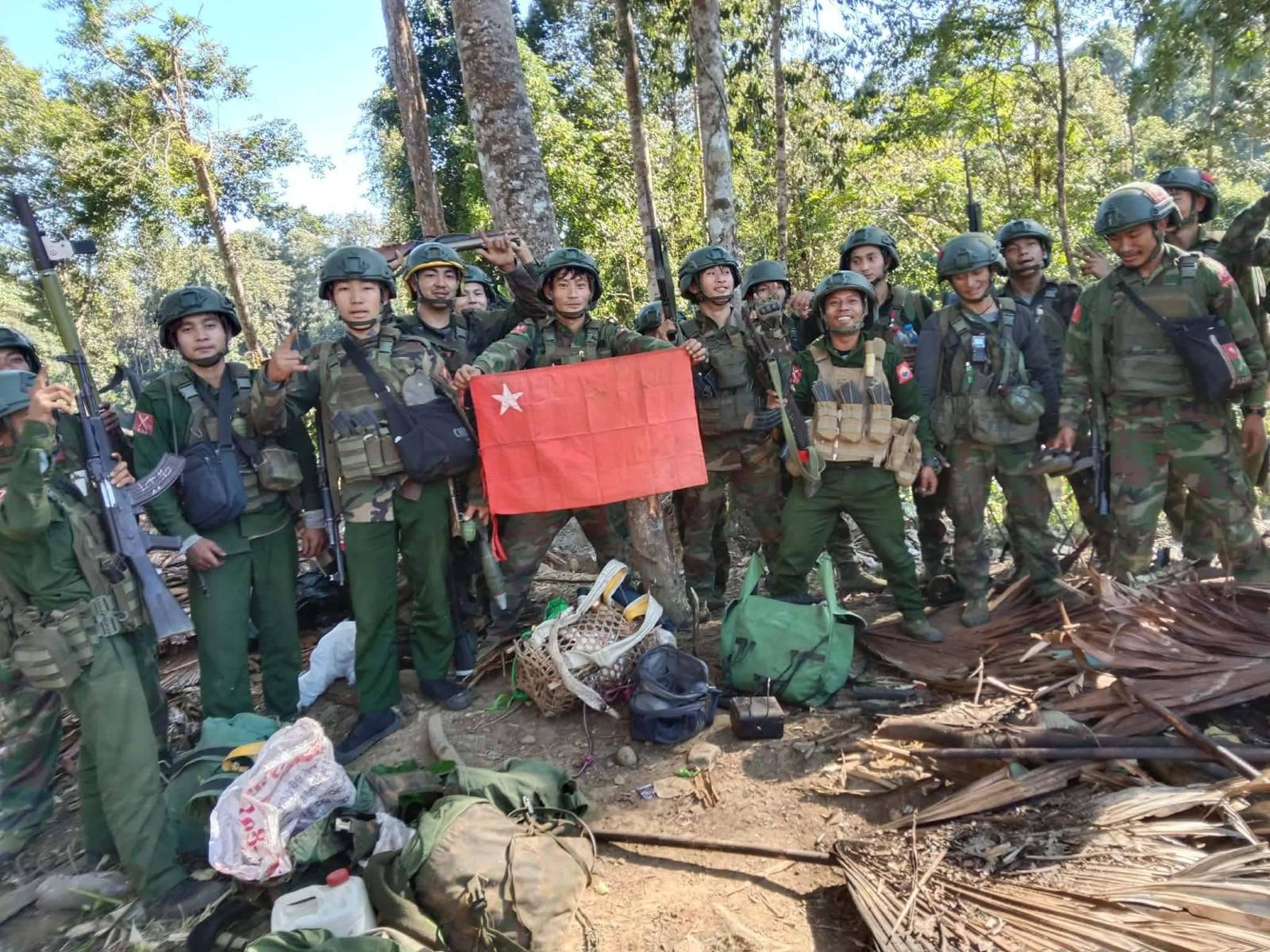 Drugs seized as Myanmar junta troops abandon outposts near Machanbaw under KIA pressure